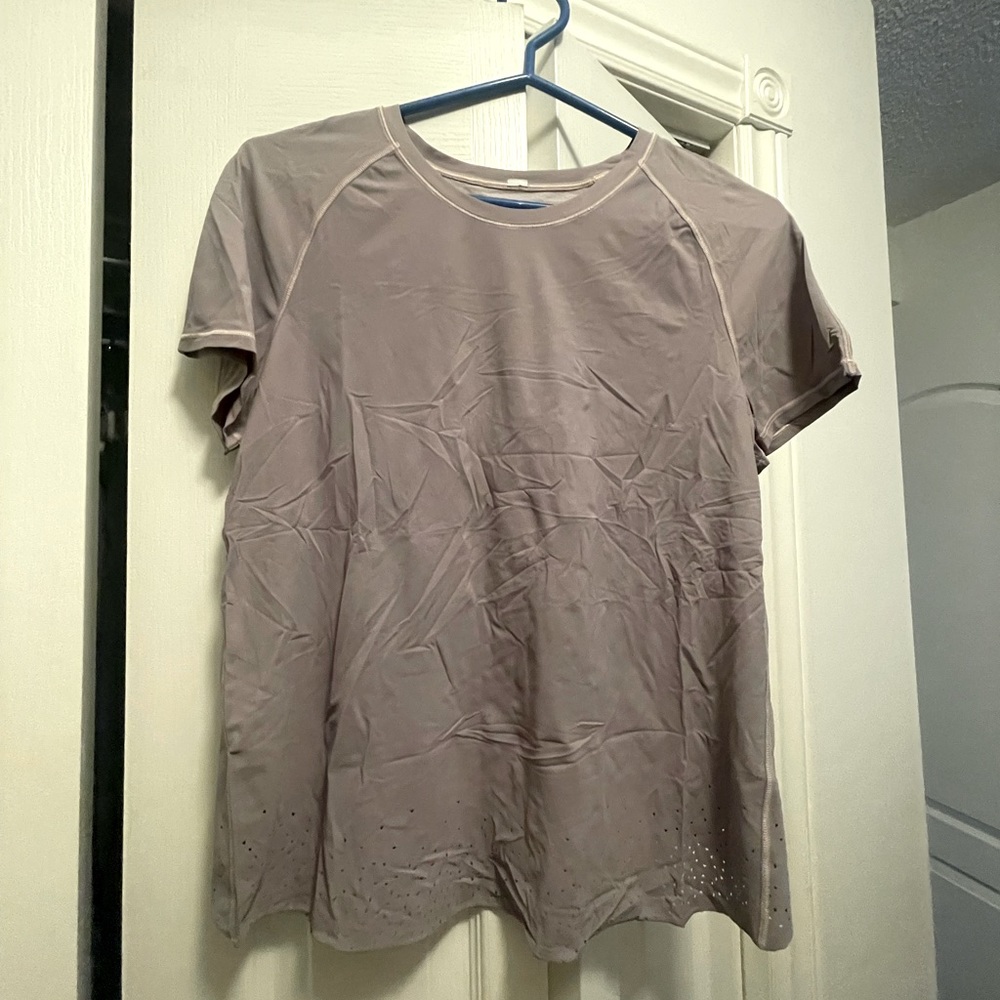 Pink Lululemon long sleeve